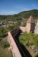 iglesia fortificada, alma vii, mosna, sibiu, rumania, 2020, iglesia torre foto