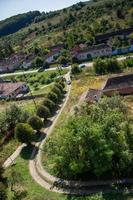 Fortified church from Alma Vii ,Mosna ,Sibiu ,2020,view from the Tower photo