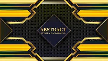 Abstract Luxury background with dark and gold texture Free vector