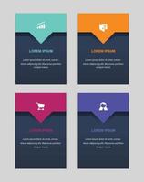 infographic banner with 3 options vector template for presentation