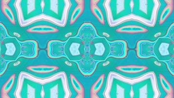 fondo azul abstracto simétrico con dibujos. video