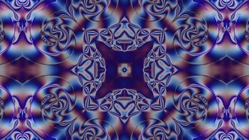 abstracte iriserende metallic blauwe achtergrond. video