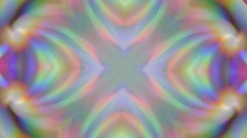 Abstract textured symmetrical multicolored background. video