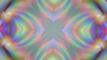 Abstract textured symmetrical multicolored background. video