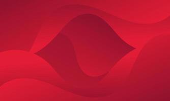 Abstract Red Fluid Wave Background vector