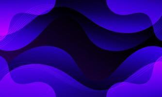 Fondo de onda de fluido azul abstracto vector