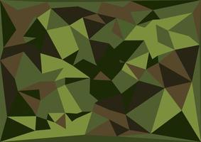 Camouflage triangle pattern. Vector grunge illustration. Military