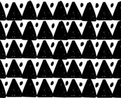 Seamless background with triangles. Black and white shapes vector