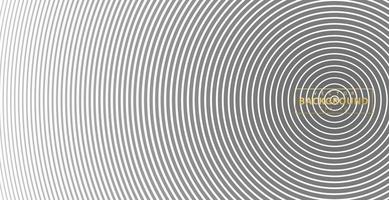 Abstract circle background. Gradient retro line pattern sound wave vector