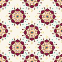 abstract Mandala background seamless pattern vector