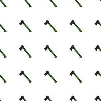 Illustration on theme pattern steel axes with wooden handle vector
