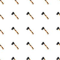 Illustration on theme pattern steel axes with wooden handle vector