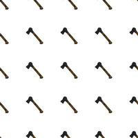 Illustration on theme pattern steel axes with wooden handle vector