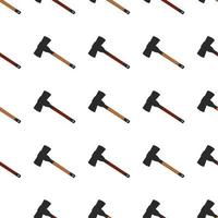 Illustration on theme pattern steel axes with wooden handle vector