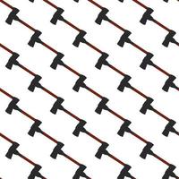 Illustration on theme pattern steel axes with wooden handle vector