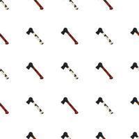 Illustration on theme pattern steel axes with wooden handle vector