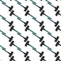 Illustration on theme pattern steel axes with wooden handle vector