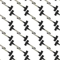 Illustration on theme pattern steel axes with wooden handle vector