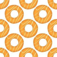 big set identical biscuit, kit colorful pastry cookie vector