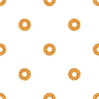 big set identical biscuit, kit colorful pastry cookie vector