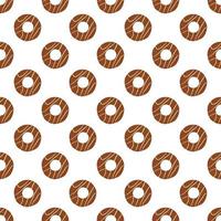 big set identical biscuit, kit colorful pastry cookie vector