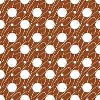 big set identical biscuit, kit colorful pastry cookie vector