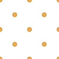 big set identical biscuit, kit colorful pastry cookie vector