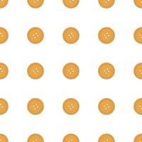 big set identical biscuit, kit colorful pastry cookie vector