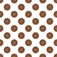 big set identical biscuit, kit colorful pastry cookie vector