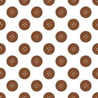 big set identical biscuit, kit colorful pastry cookie vector