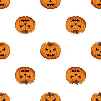 big colored pattern Halloween vector