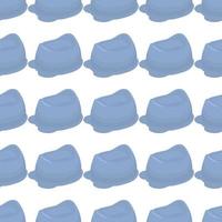 Abstract seamless plastic baby pots with comfortable handle vector