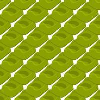 Abstract seamless plastic baby pots with comfortable handle vector