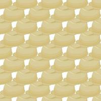 Abstract seamless plastic baby pots with comfortable handle vector