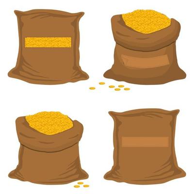 Coin Bag Vector Art, Icons, and Graphics for Free Download