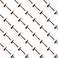 Illustration on theme pattern steel axes with wooden handle vector