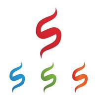 S logo and symbol business vector image