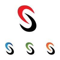 S logo and symbol vector image free