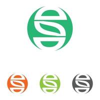 S logo and symbol vector image free