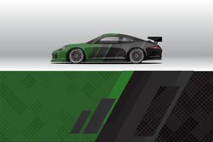 Car wrap decal designs. for racing livery or daily car vinyl sticker. vector