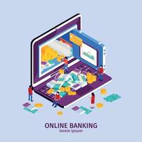 Online Banking Concept Vector Illustration