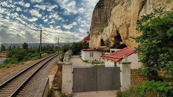 By the railway near the St. Klimentovsky Monastery. Inkerman, Crimea photo