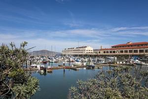 A view of Fort Mason from across the bay, San Francisco photo