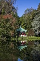 Chinese Pavilion in Golden Gate Park, San Francisco, CA photo