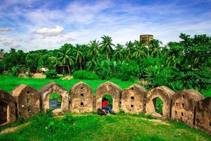 Narayanganj, Bangladesh, Sep 21, 2018 - People are playing on the field photo