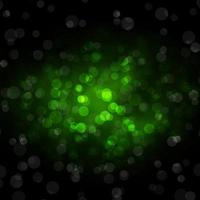 Dark Green vector layout with circle shapes.