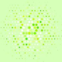 Light Green, Yellow vector background with circles.