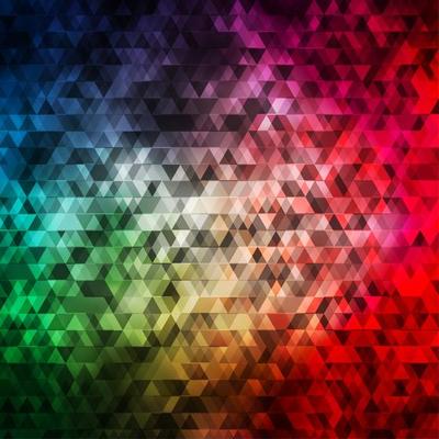 Light Green, Red vector backdrop with lines, triangles.