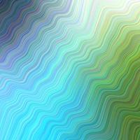 Light Blue, Green vector background with curved lines.