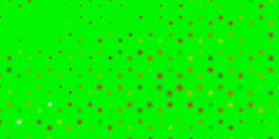 Light Green, Red vector background with wry lines.
